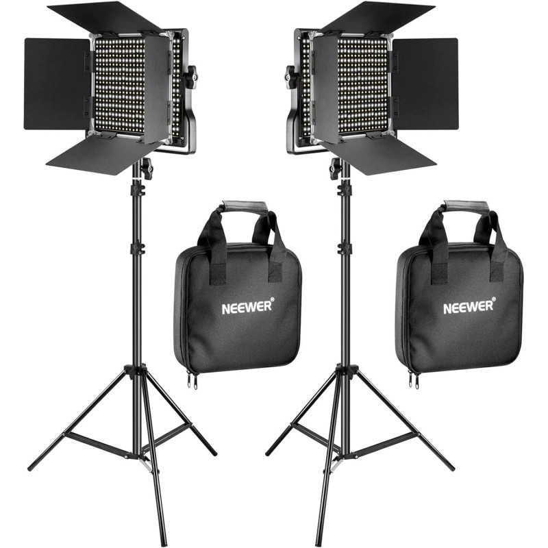 Set 2 lampi profesioanle cu Led, Neewer 660 Bi Color, 40W, 3200-5600K